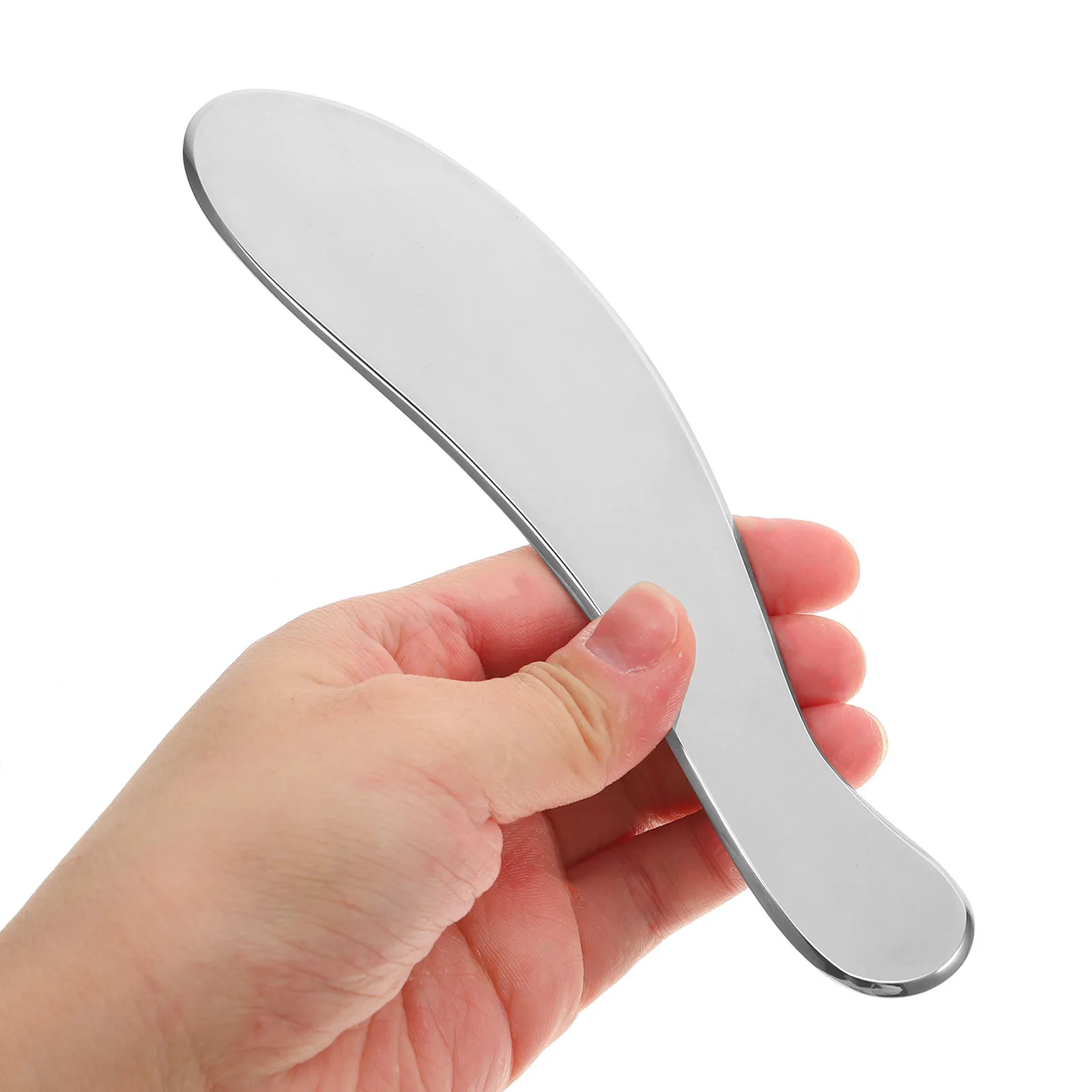 Stainless Steel Gua Sha Board Heavy Duty Massage Scraper for Muscle Relaxation Facial Sculpting Home Office Gym Travel Wellness
Stainless Steel Gua Sha Board Heavy Duty Massage Scraper for Muscle Relaxation Facial Sculpting Home Office Gym Travel Wellness
