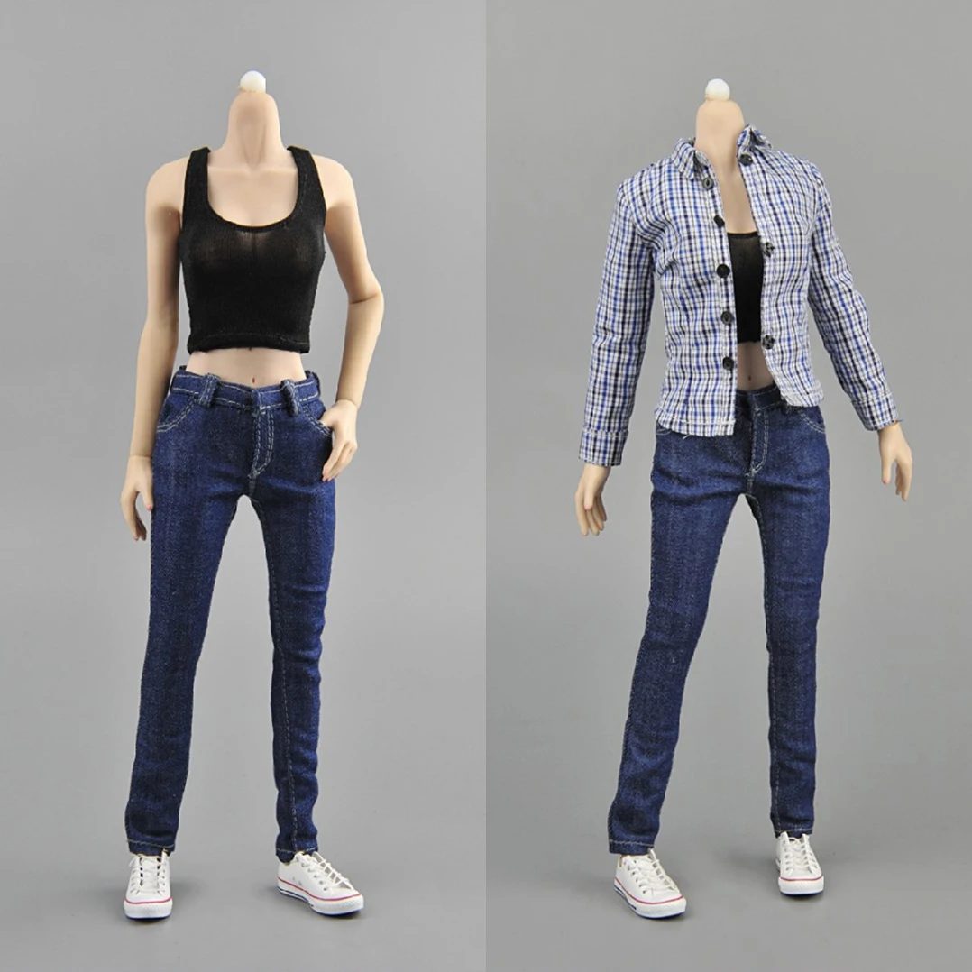 ZYTOYS ZY5012 1/6 Female Blue Plaid Shirt Jeans Set Soldier Clothes Model Fit 12'' Action Figure Body Dolls
ZYTOYS ZY5012 1/6 Female Blue Plaid Shirt Jeans Set Soldier Clothes Model Fit 12'' Action Figure Body Dolls