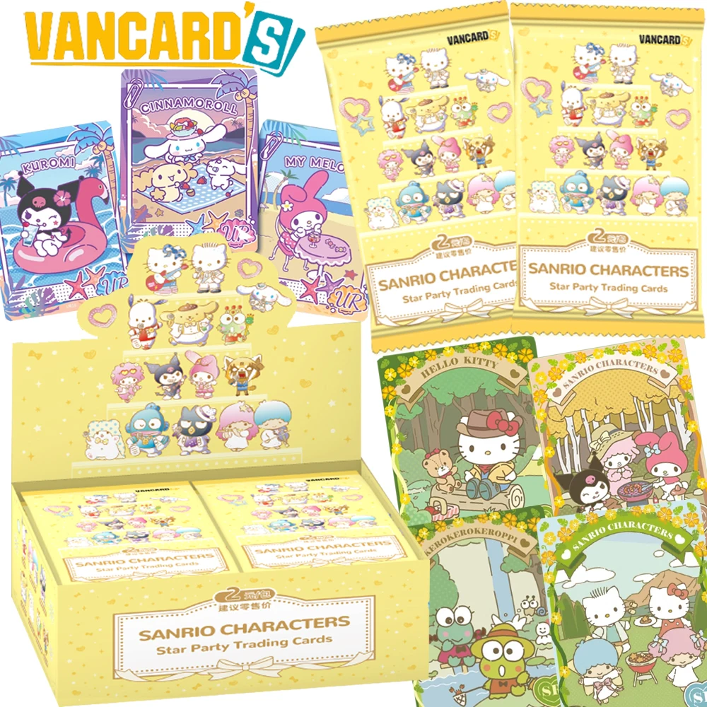 Sanrio Characters Star Party Trading Cards Booster Box - VANCARD'S Official Cute Collectible Card with Hello Kitty Kuromi My Me
Sanrio Characters Star Party Trading Cards Booster Box - VANCARD'S Official Cute Collectible Card with Hello Kitty Kuromi My Me
