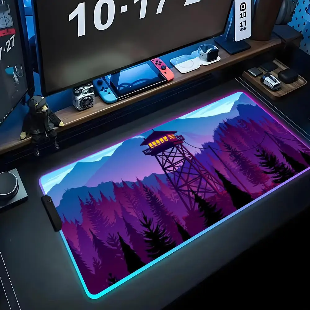 deep forest firewatch Mouse Pad RGB Gaming Mousepad Big LED Pad PC Desk Mat Luminous Mouse Pad Large Keyboard Mats Table Rug Wit
deep forest firewatch Mouse Pad RGB Gaming Mousepad Big LED Pad PC Desk Mat Luminous Mouse Pad Large Keyboard Mats Table Rug Wit