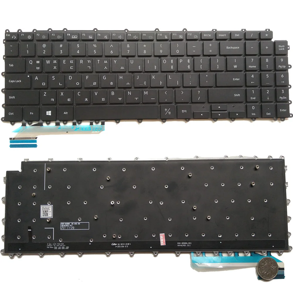 Корейская Клавиатура для ноутбука с подсветкой для Samsung NP950QDB-KB1KR NP950QDB 950QDB BA59-04674A
Корейская Клавиатура для ноутбука с подсветкой для Samsung NP950QDB-KB1KR NP950QDB 950QDB BA59-04674A