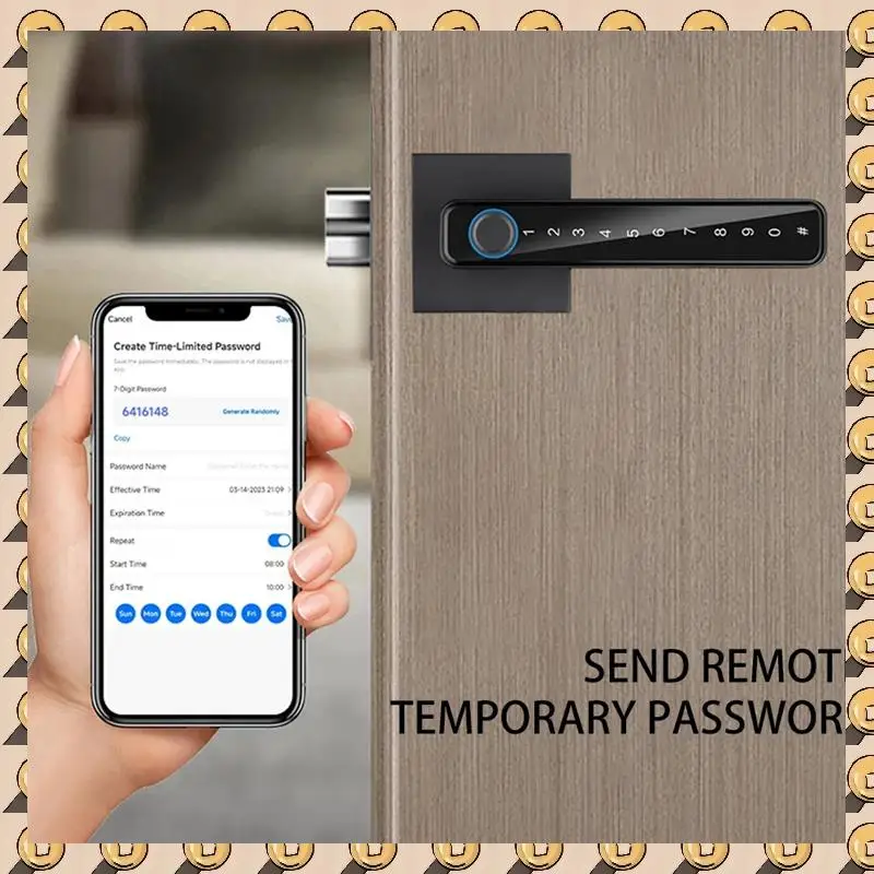 Biometric Fingerprint Smart Home Door Lock Password Electronic Digital Lock Control Black (C) Easy Install Easy To Use
Biometric Fingerprint Smart Home Door Lock Password Electronic Digital Lock Control Black (C) Easy Install Easy To Use