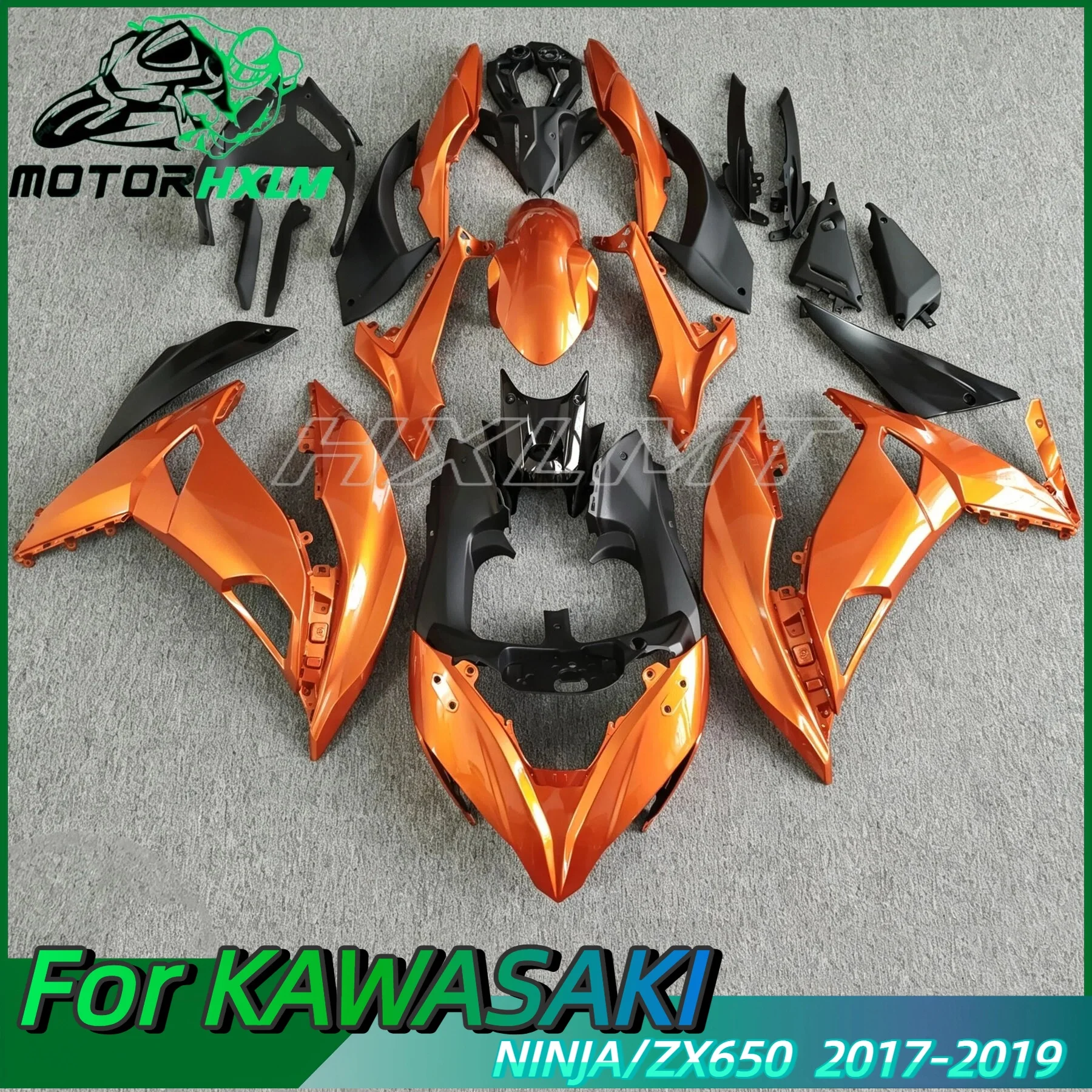 For Kawasaki 2017 - 2019 Ninja 650 EX650 Motorcycle Accessories Fairing Set Bodywork Kit Panel Ninja 650R Ninja650 2018
For Kawasaki 2017 - 2019 Ninja 650 EX650 Motorcycle Accessories Fairing Set Bodywork Kit Panel Ninja 650R Ninja650 2018