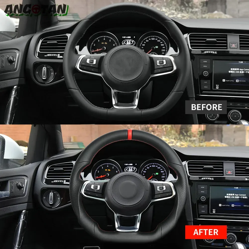 Steering Wheel With Red Stitching And Leather Perforated For Volkswagen Golf 7 7.5 GTI MK7 2015 2016 2017 Steering Wheel GTI
Steering Wheel With Red Stitching And Leather Perforated For Volkswagen Golf 7 7.5 GTI MK7 2015 2016 2017 Steering Wheel GTI