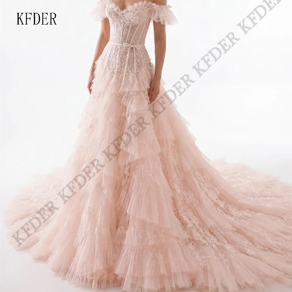 A Line Evening Dresses Lace Prom Dress Multilayers Elegant Princess Gown Applique Party Gown فساتين مناسبة رسمية Customized
A Line Evening Dresses Lace Prom Dress Multilayers Elegant Princess Gown Applique Party Gown فساتين مناسبة رسمية Customized