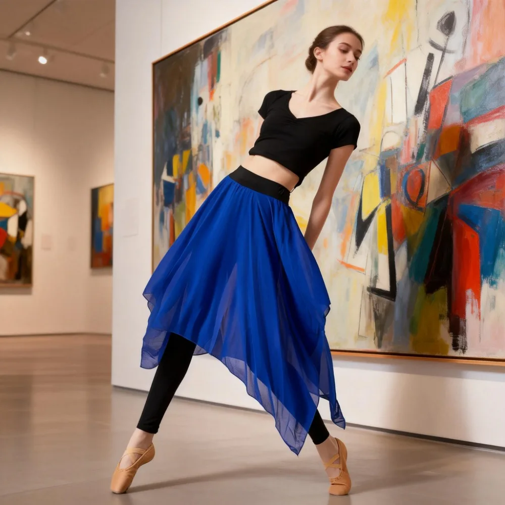 Latin Dance Chiffon Skirt Pants For Adult Women Elastic Latin Dance Training Skirt Pants Professional Dance Performance Wear
Latin Dance Chiffon Skirt Pants For Adult Women Elastic Latin Dance Training Skirt Pants Professional Dance Performance Wear