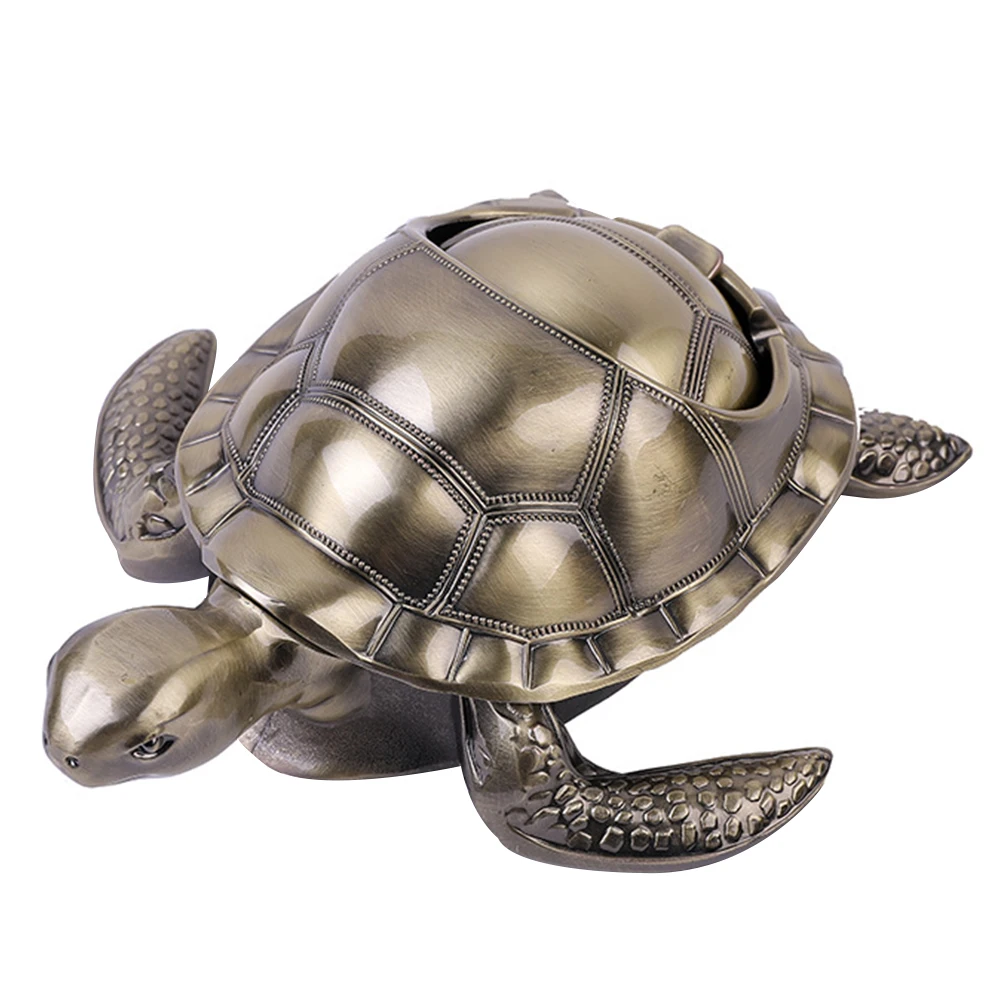Retro Turtle Ashtray Zinc Alloy Unique Design Desktop Smoking Home Office Decor Cigarette Butt Container nament
Retro Turtle Ashtray Zinc Alloy Unique Design Desktop Smoking Home Office Decor Cigarette Butt Container nament