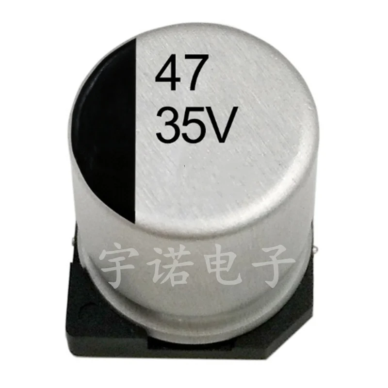 10piece 35V47UF Aluminum Electrolytic Capacitor 6*5mm SMD High-quality Good Quality Patch 47uf 35v Size:6.3x5.4(MM)
10piece 35V47UF Aluminum Electrolytic Capacitor 6*5mm SMD High-quality Good Quality Patch 47uf 35v Size:6.3x5.4(MM)