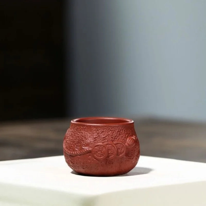 Handmade Carved Toad Relief Master Cup Yixing Zisha Personal Tea Cup 80ml
Handmade Carved Toad Relief Master Cup Yixing Zisha Personal Tea Cup 80ml