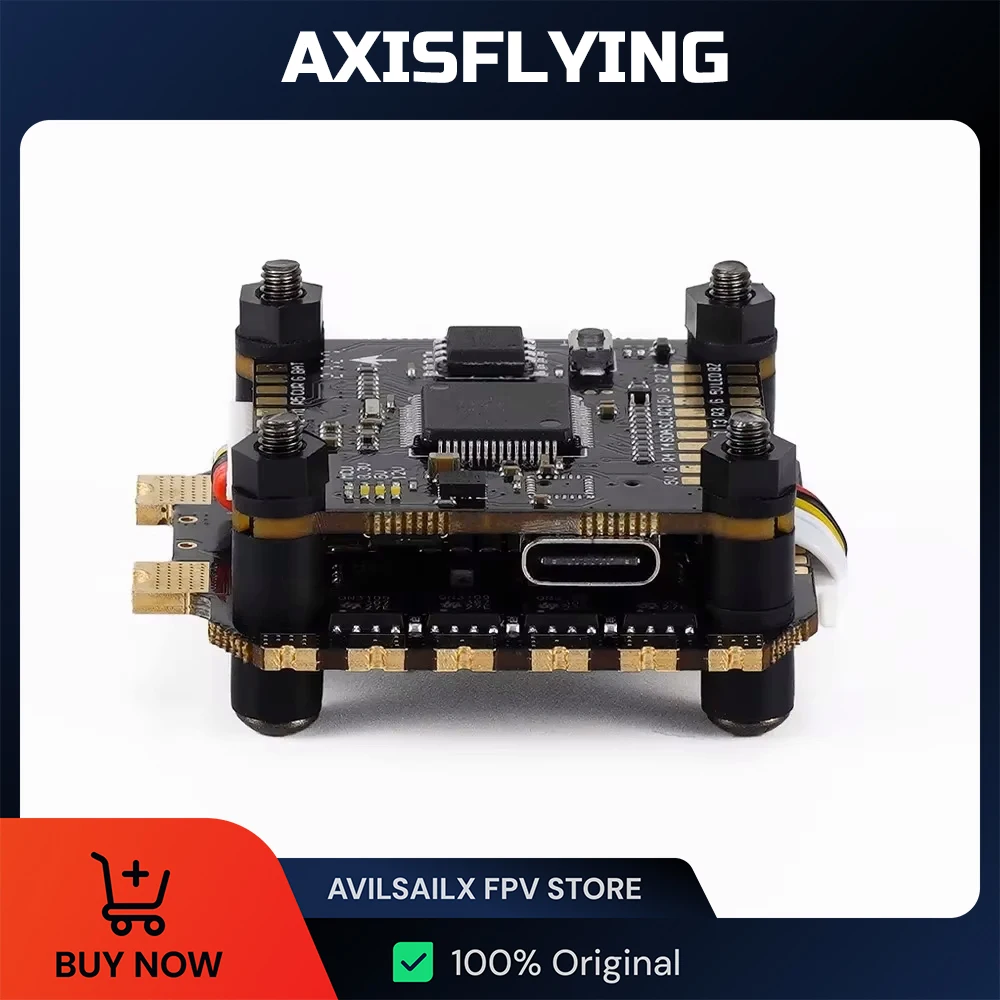 Axisflying Argus ECO F405 FC & 60A 6S ESC Stack Combo for FPV Racing Freestyle Drone
Axisflying Argus ECO F405 FC & 60A 6S ESC Stack Combo for FPV Racing Freestyle Drone