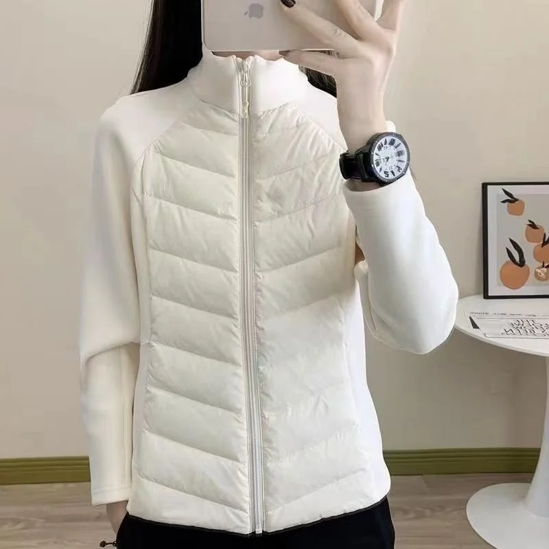 Winter Woolen Yoga Splice Sport Cotton Jacket Women's Stand Collar Slim Fit Outdoor Warm Lightweight Fitness Windproof Coat
Winter Woolen Yoga Splice Sport Cotton Jacket Women's Stand Collar Slim Fit Outdoor Warm Lightweight Fitness Windproof Coat