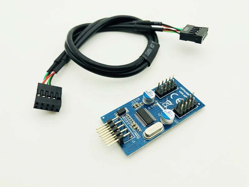 USB-разветвитель для материнской платы, 9 pin разветвитель, 1-2 удлинительных кабеля, USB-адаптер, хаб с 9 pin разъемами, усилитель порта для настольного компьютера
USB-разветвитель для материнской платы, 9 pin разветвитель, 1-2 удлинительных кабеля, USB-адаптер, хаб с 9 pin разъемами, усилитель порта для настольного компьютера