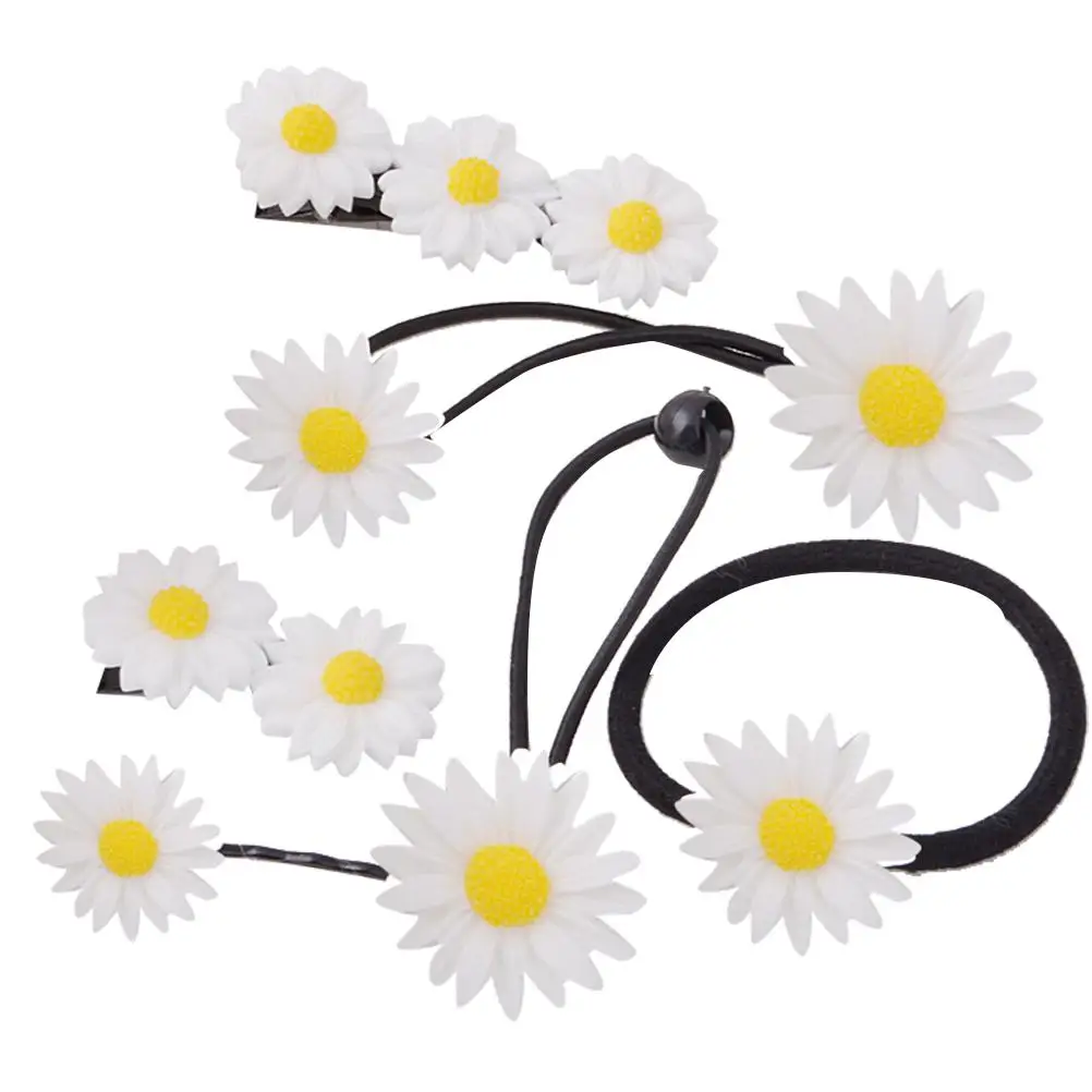 6PCS Daisy Shape Hairpins Flower Design Decoration Band Hairband for Girls Women Simulation Ties Daily Use Travel Festival
6PCS Daisy Shape Hairpins Flower Design Decoration Band Hairband for Girls Women Simulation Ties Daily Use Travel Festival