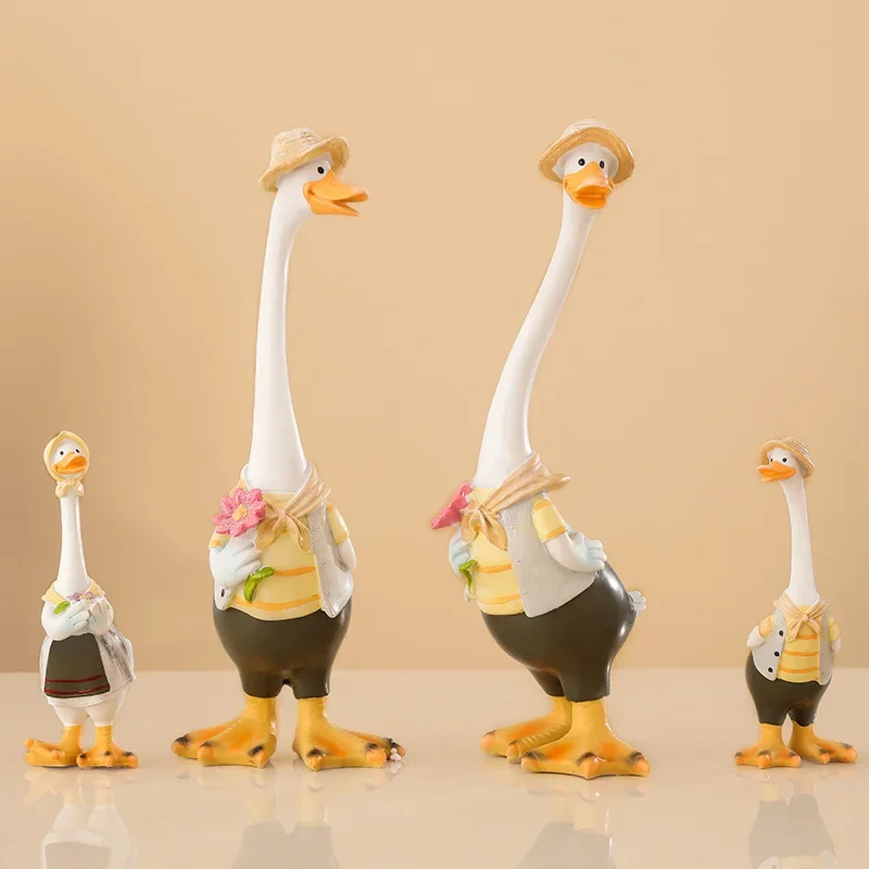 Cute Resin Duck Sculpture for Home Decoration, Pastoral Style, Creative Crafts for Garden and Living Room, Cute Crafts, 22cm
Cute Resin Duck Sculpture for Home Decoration, Pastoral Style, Creative Crafts for Garden and Living Room, Cute Crafts, 22cm