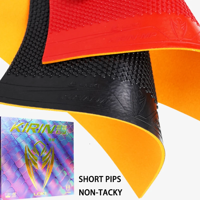 LOKI KIRIN MP Table Tennis Rubber Sheet Short Pips Non-Tacky 1.8mm Sponge ITTF Approved Ping Pong Rubber 35° for Rotational Sink
LOKI KIRIN MP Table Tennis Rubber Sheet Short Pips Non-Tacky 1.8mm Sponge ITTF Approved Ping Pong Rubber 35° for Rotational Sink