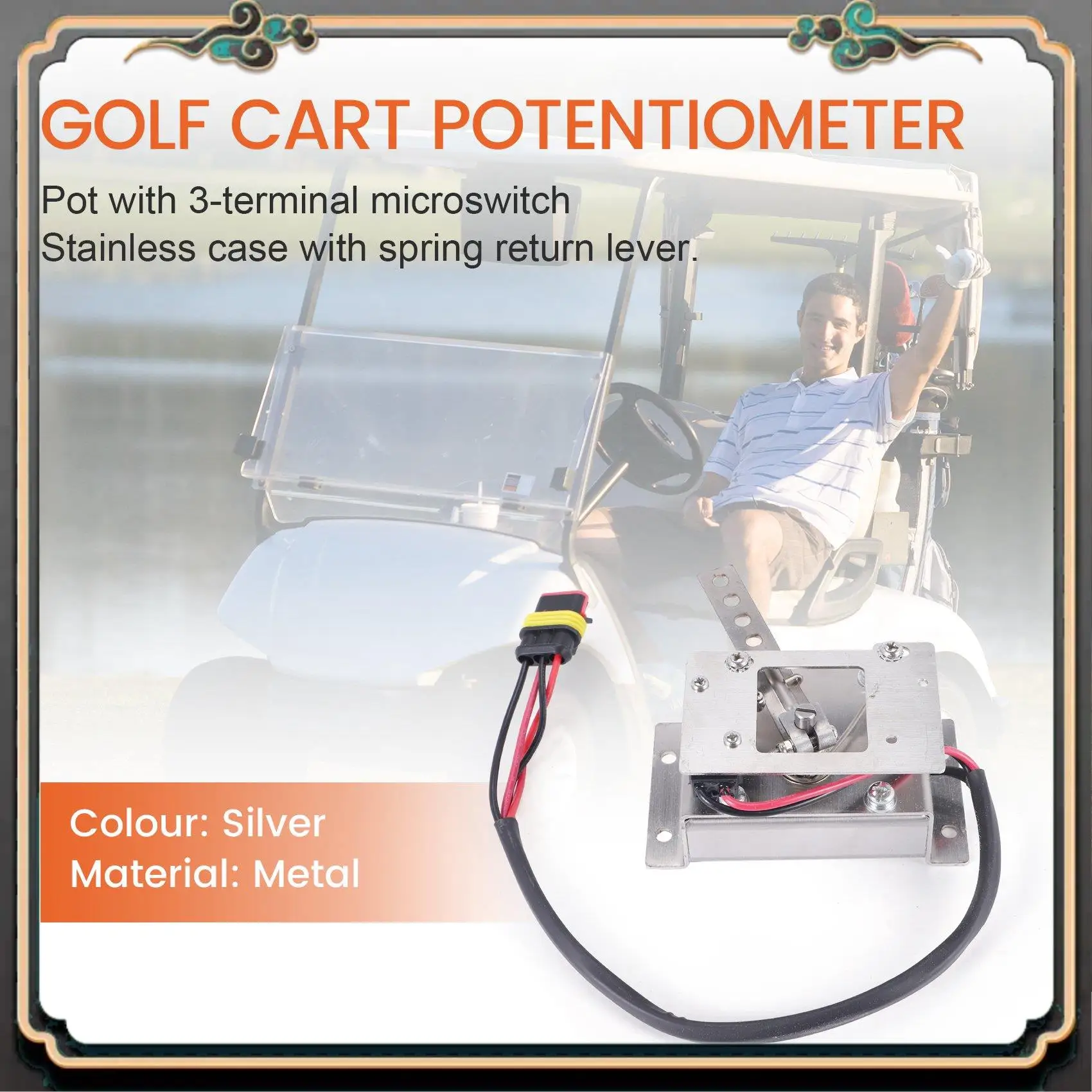 Premium Throttle PB-6 Type 0-5K With Mini 3 Wires EV PB-8 For Curtis PB 8 Type Golf Cart Potentiometer
Premium Throttle PB-6 Type 0-5K With Mini 3 Wires EV PB-8 For Curtis PB 8 Type Golf Cart Potentiometer