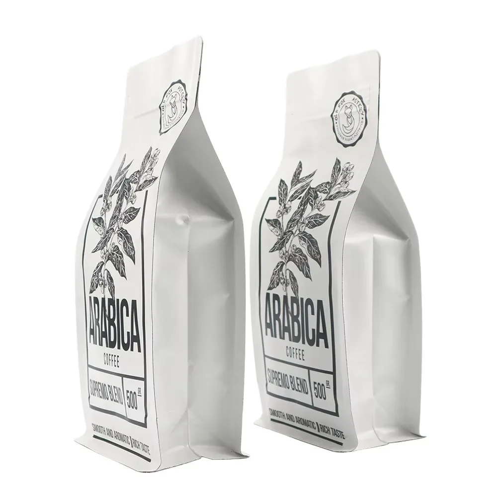 Custom Coffee Packaging Bag|Flat Bottom Coffee Bean Bag|Ziplock Valve Coffee Bag
Custom Coffee Packaging Bag|Flat Bottom Coffee Bean Bag|Ziplock Valve Coffee Bag