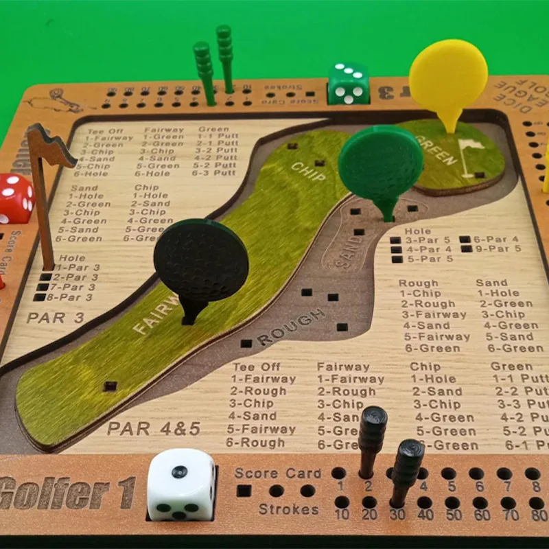 Portable Dice Game Desktop Golf Game Set Strategy & Chance Tabletop Fun For Family Entertainment Gatherings
Portable Dice Game Desktop Golf Game Set Strategy & Chance Tabletop Fun For Family Entertainment Gatherings