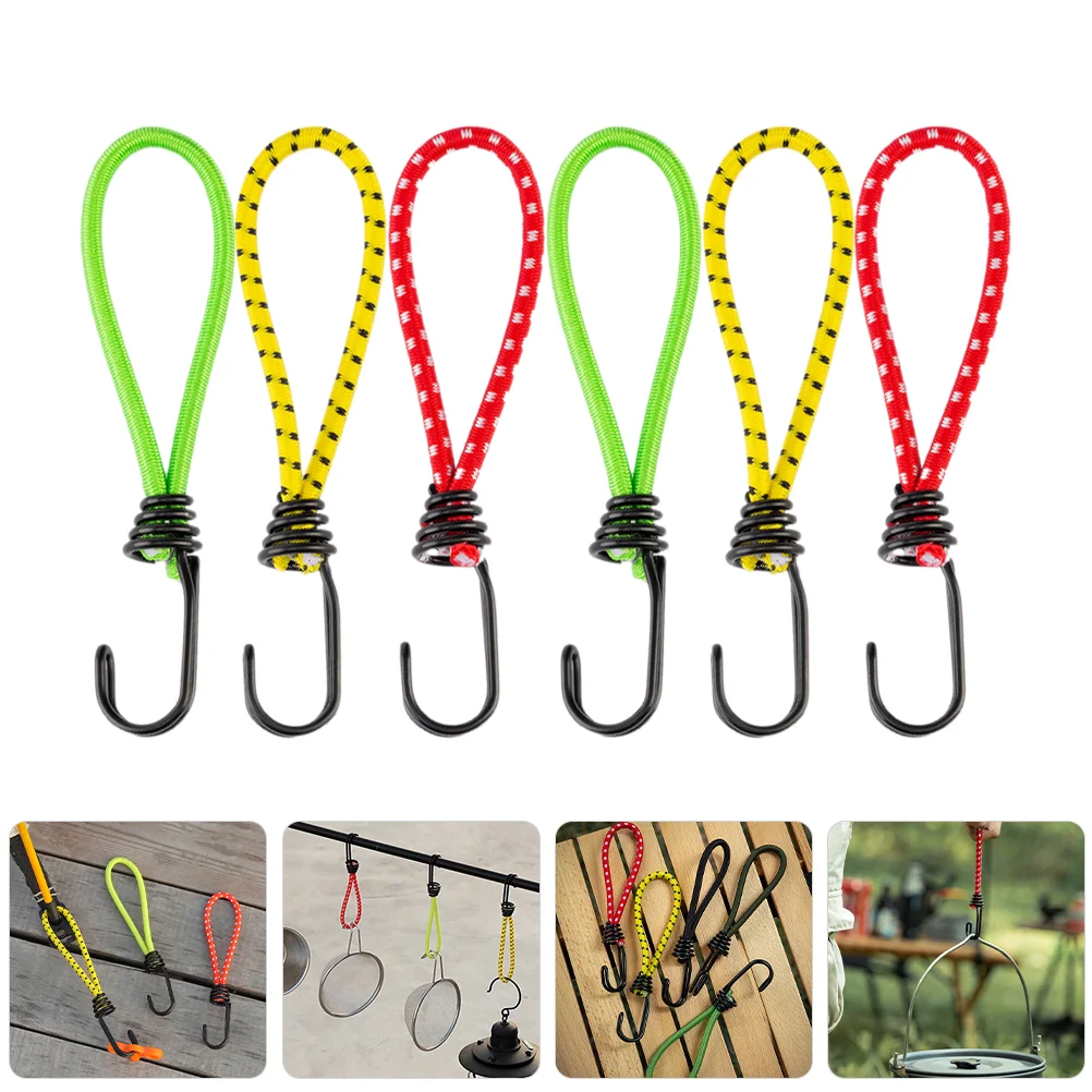 6 Pcs Elastic Drawstring Hook Tent Pull Rope Buckle Wind Cord Band Rubber Fixing Tool Peg Accessory
6 Pcs Elastic Drawstring Hook Tent Pull Rope Buckle Wind Cord Band Rubber Fixing Tool Peg Accessory