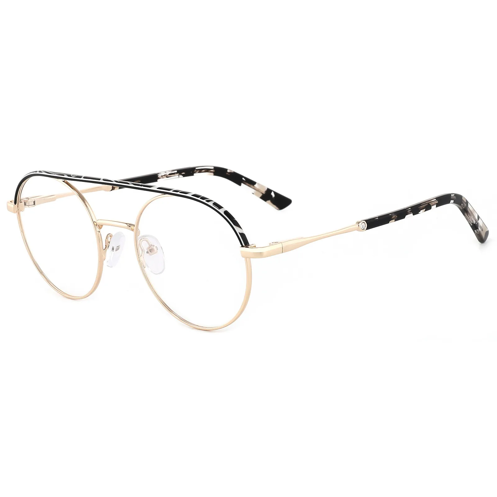 Double Bridge Anti-Blue Light Reading Glasses Men's Metal Pilot Style Travel Customized Prescription
Double Bridge Anti-Blue Light Reading Glasses Men's Metal Pilot Style Travel Customized Prescription