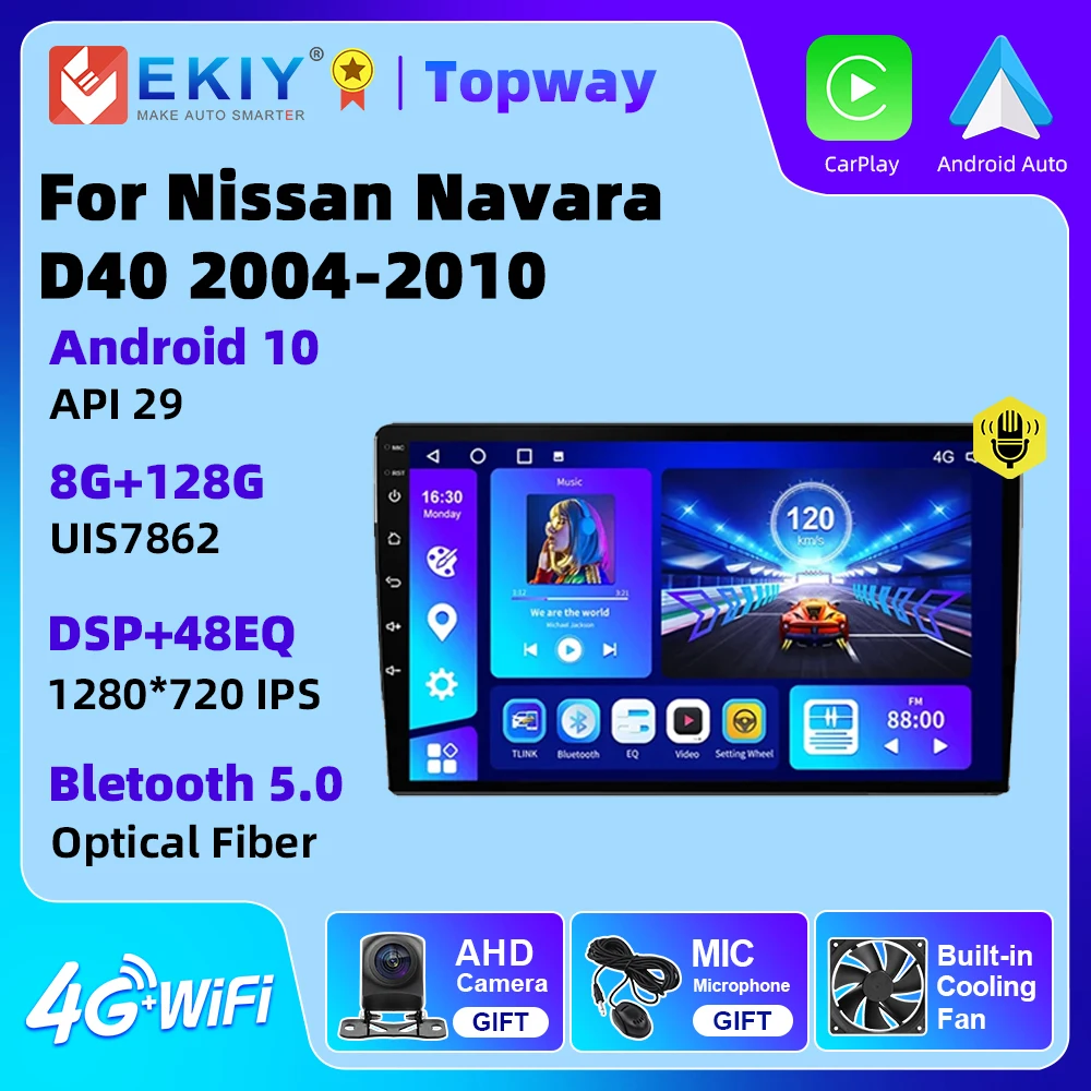 Автомагнитола EKIY 2 Din Android для Nissan Navara D40 2004-2010, автомобильный стереоприемник, интеллектуальная система Carplay, аудио для автомобилей
Автомагнитола EKIY 2 Din Android для Nissan Navara D40 2004-2010, автомобильный стереоприемник, интеллектуальная система Carplay, аудио для автомобилей