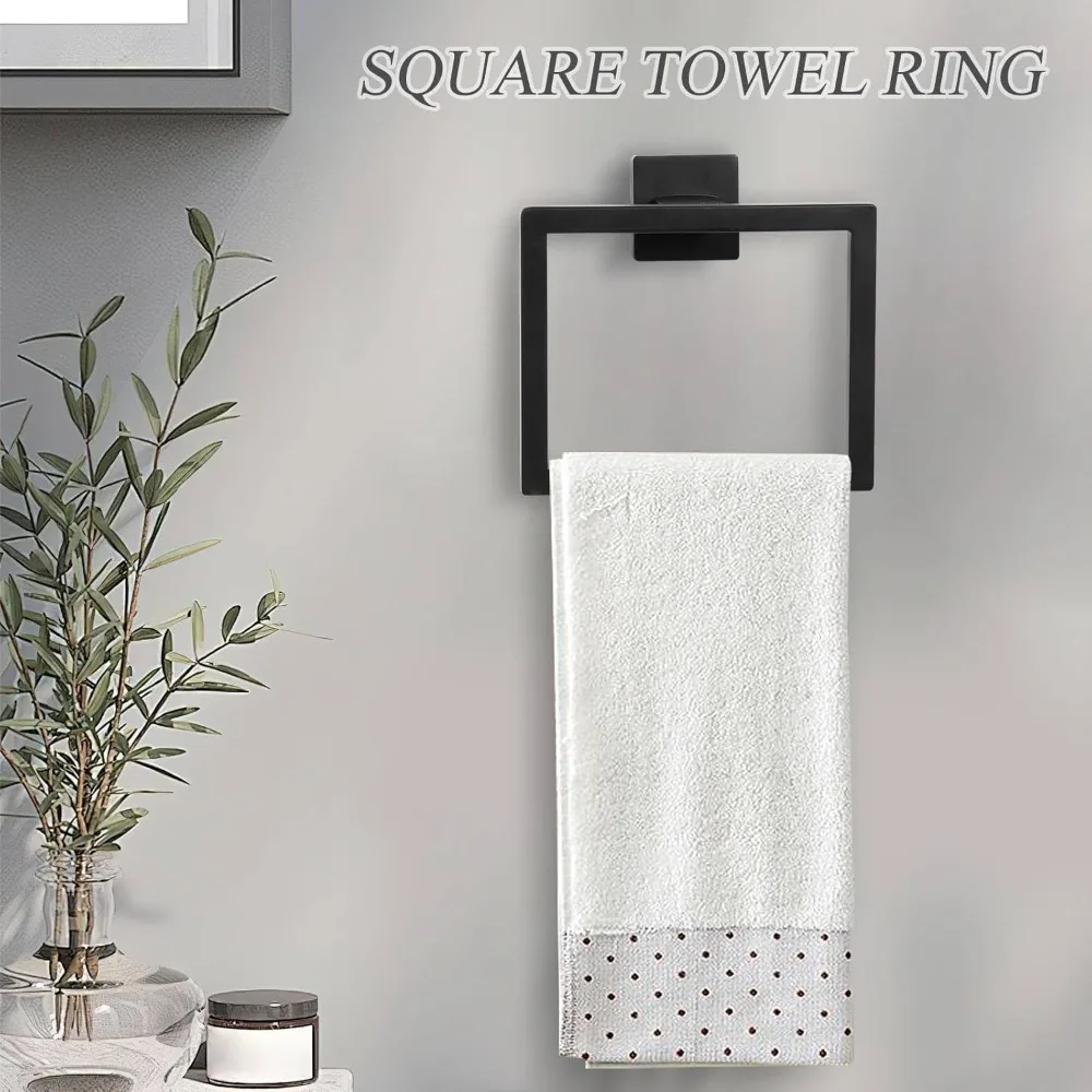Matte Black Bathroom Hardware Accessories Set 10-Piece Towel Bar Set Bath Towel Holder Set Stainless Steel Wall Mounted
Matte Black Bathroom Hardware Accessories Set 10-Piece Towel Bar Set Bath Towel Holder Set Stainless Steel Wall Mounted