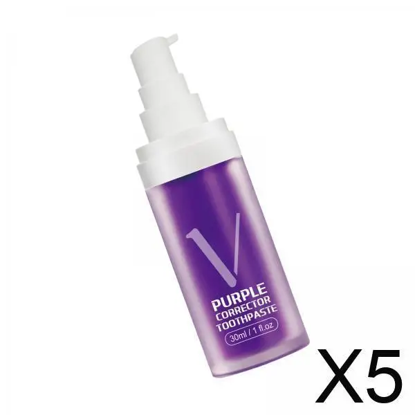 Whitening Toothpaste Purple Color Corrector Teeth Cleaning Paste Powerful Dental Whitening Gel for Coffee Stains
Whitening Toothpaste Purple Color Corrector Teeth Cleaning Paste Powerful Dental Whitening Gel for Coffee Stains