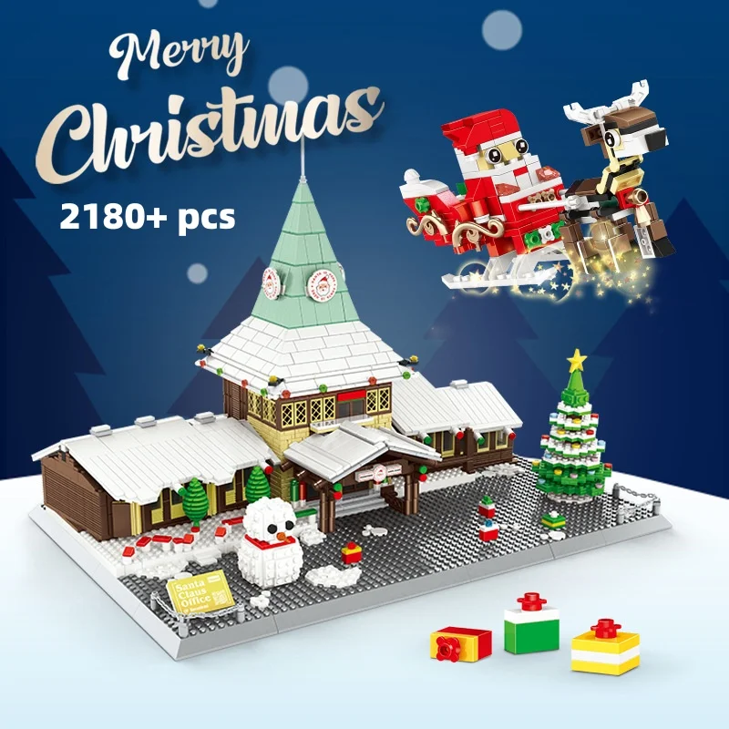 2180pcs Santa's Office Building Block Set, Creative DIY Holiday Home Decor Gift Model,BuildingFun Festive Model,
2180pcs Santa's Office Building Block Set, Creative DIY Holiday Home Decor Gift Model,BuildingFun Festive Model,