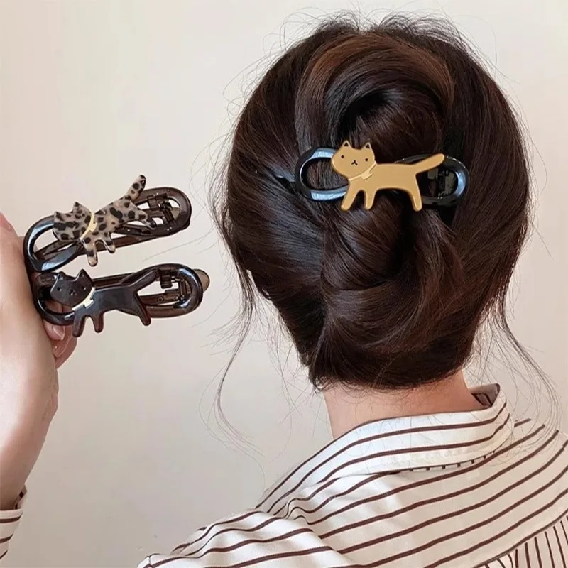 New Leopard Cat Hair Clip Creative Cartoon Twisted Scratch Clip Cute Korea Style Hair Clips Hair Accessories for Women Girls
New Leopard Cat Hair Clip Creative Cartoon Twisted Scratch Clip Cute Korea Style Hair Clips Hair Accessories for Women Girls