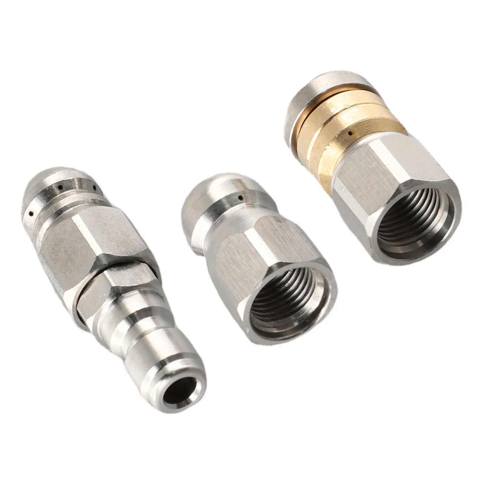 Hot Sale Brand New High Quality Home & Garden Jetter Nozzles Sewer New Set Stainless Steel Tools Useful 5000 PSI
Hot Sale Brand New High Quality Home & Garden Jetter Nozzles Sewer New Set Stainless Steel Tools Useful 5000 PSI