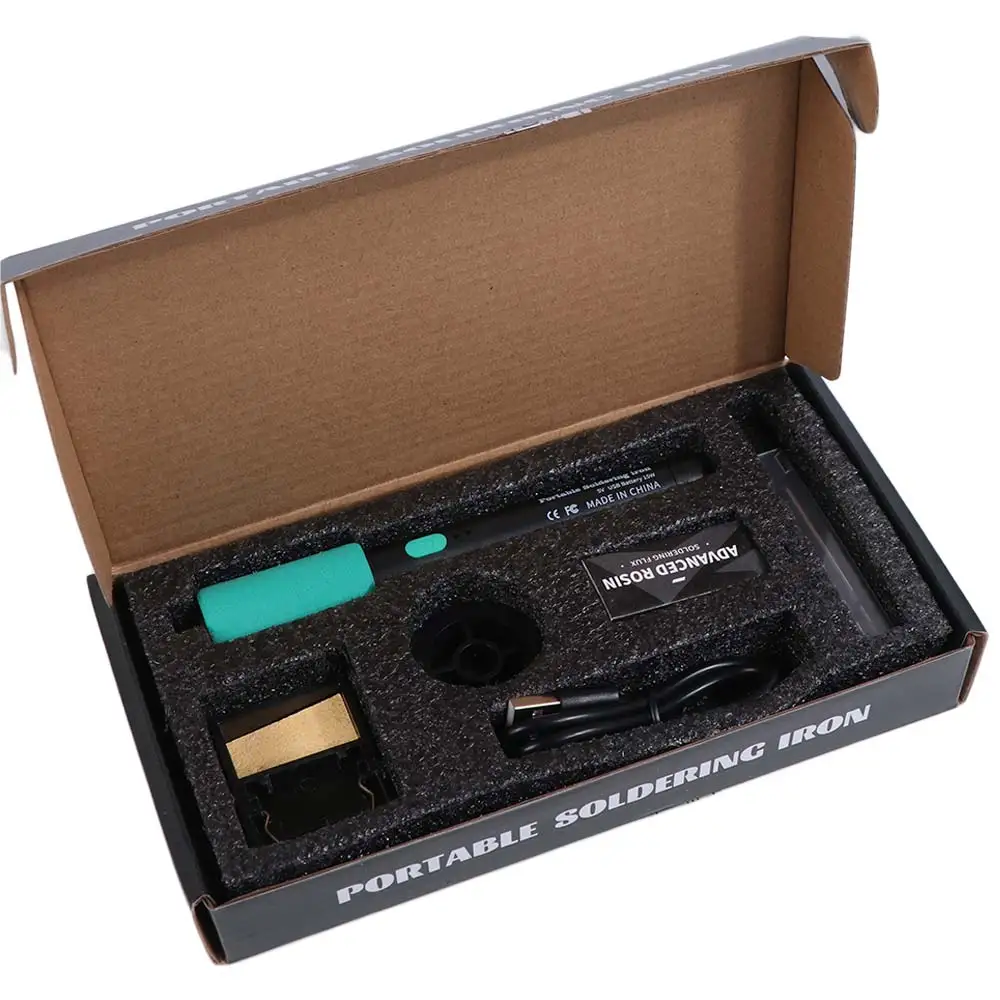 Cordless Mini Small Soldering Iron Set Dual-Use Function Manual Operation USB Soldering Iron 3 Temperature Settings
Cordless Mini Small Soldering Iron Set Dual-Use Function Manual Operation USB Soldering Iron 3 Temperature Settings