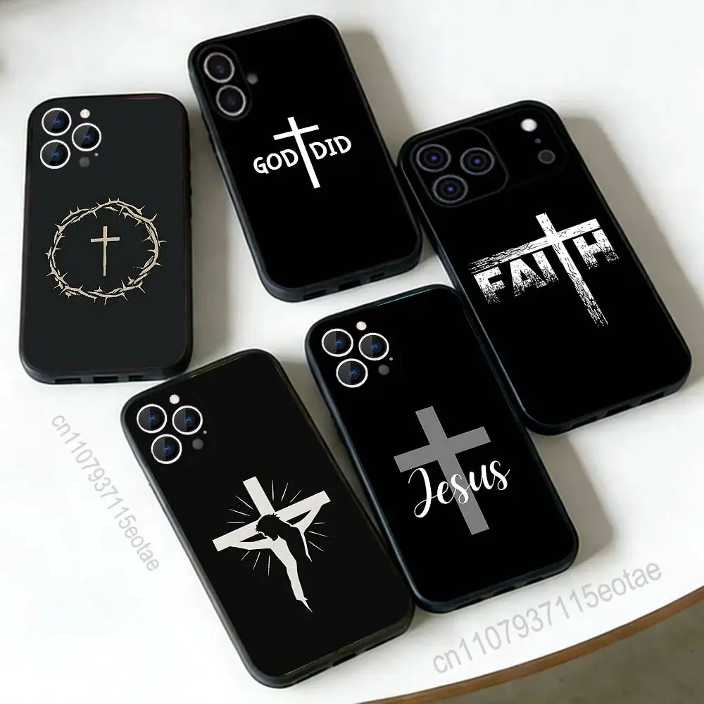Jesus Christian Simple Cross Phone Case For iPhone 17,16,15,14,13,12,11,Pro,Max,Plus,E,Air,Mini Protective Black Cover
Jesus Christian Simple Cross Phone Case For iPhone 17,16,15,14,13,12,11,Pro,Max,Plus,E,Air,Mini Protective Black Cover