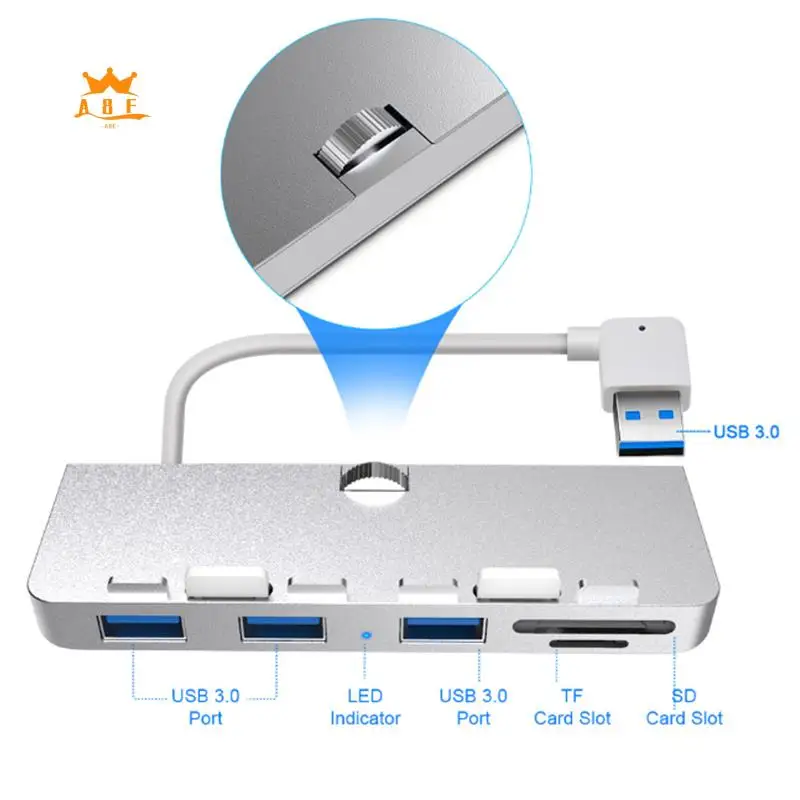 A08E-Rocketek Aluminum Alloy USB 3.0 Hub 3 Port Adapter Splitter With SD/TF Card Reader For Imac 21.5 27 PRO Slim Unibody Comput
A08E-Rocketek Aluminum Alloy USB 3.0 Hub 3 Port Adapter Splitter With SD/TF Card Reader For Imac 21.5 27 PRO Slim Unibody Comput