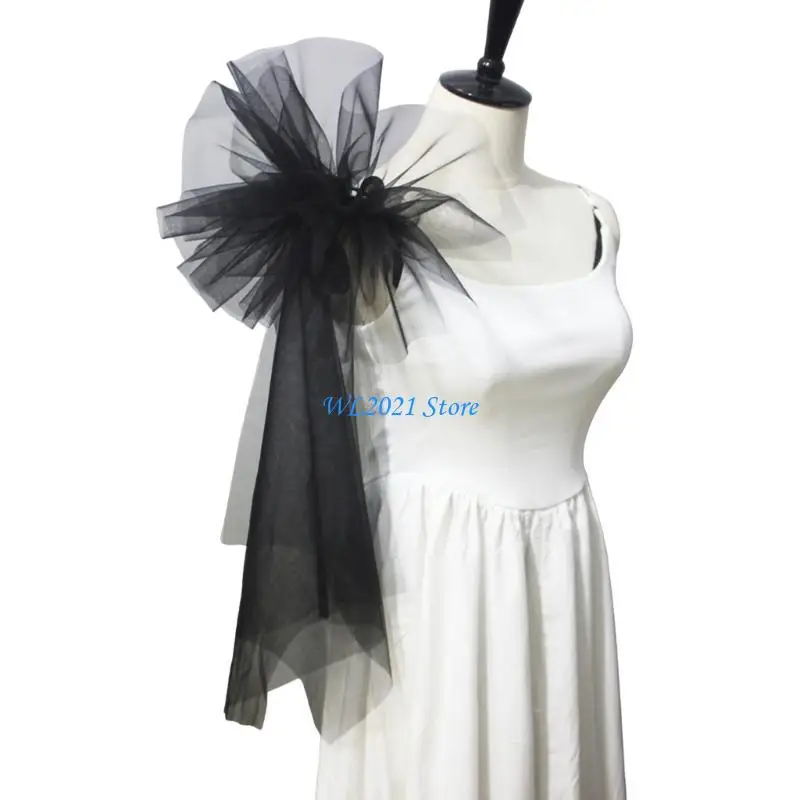 G5GC Wedding Bridal Shoulder Wrap Shoulder Corsage with Long Trailing Shoulder Flower Elegant Formal Banquets Party Shawl
G5GC Wedding Bridal Shoulder Wrap Shoulder Corsage with Long Trailing Shoulder Flower Elegant Formal Banquets Party Shawl