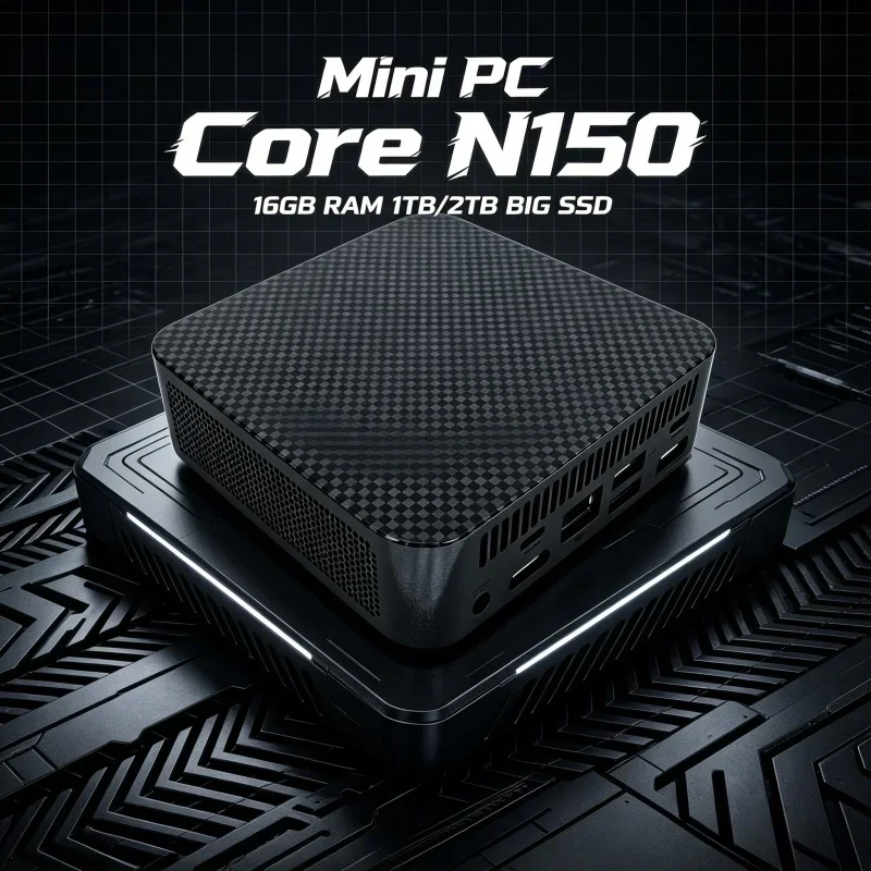 2026 New Arrival BT5.2 WiFi6 Portable Mini PC Computer Core N150 16GB RAM 1TB/2TB BIG SSD Gaming Computer office Desktop
2026 New Arrival BT5.2 WiFi6 Portable Mini PC Computer Core N150 16GB RAM 1TB/2TB BIG SSD Gaming Computer office Desktop
