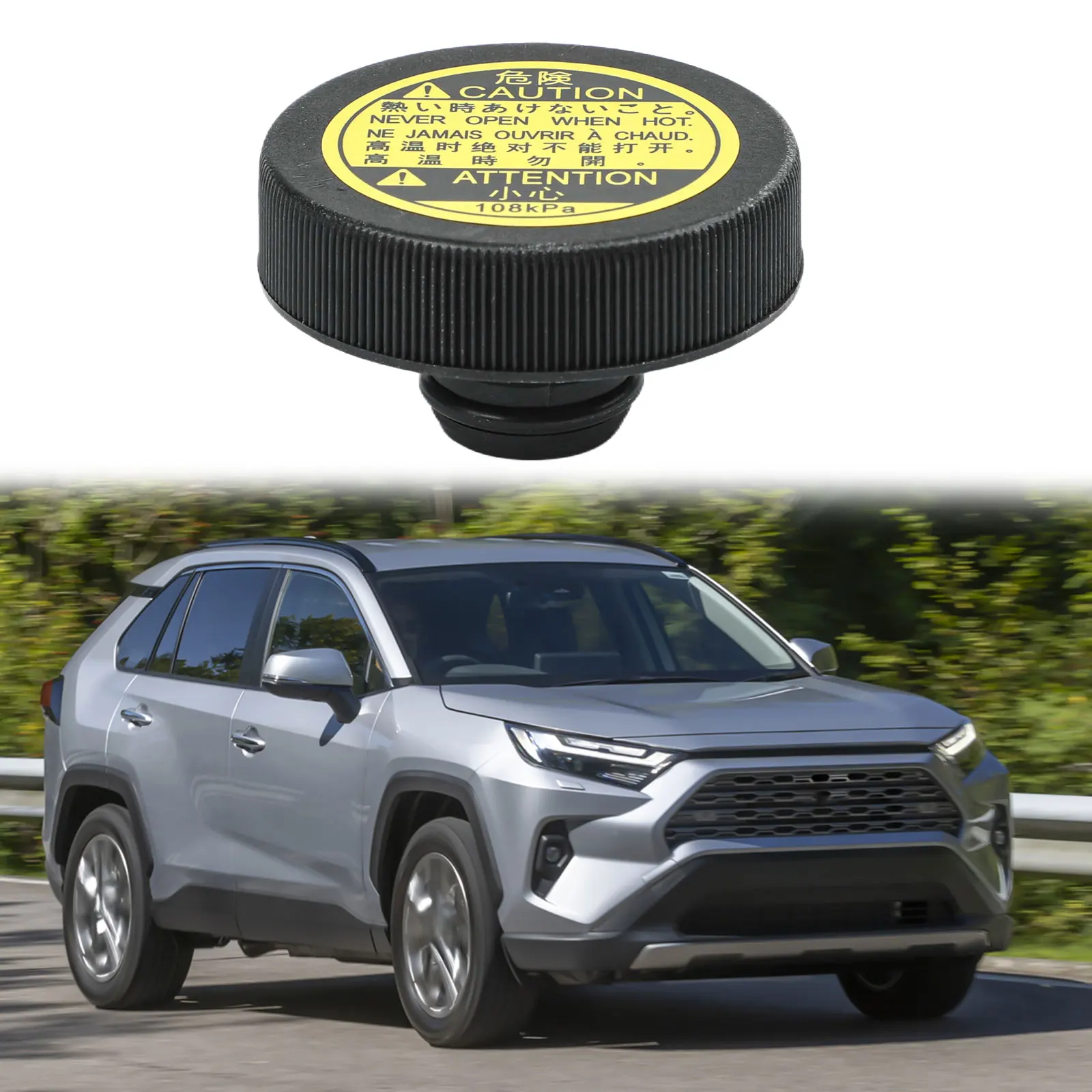 Replacement Radiator Coolant Overflow Tank Cap for Toyota For COROLLA Fits OEM Part Number 16475-51010 Water Bottle Radiator Cap
Replacement Radiator Coolant Overflow Tank Cap for Toyota For COROLLA Fits OEM Part Number 16475-51010 Water Bottle Radiator Cap
