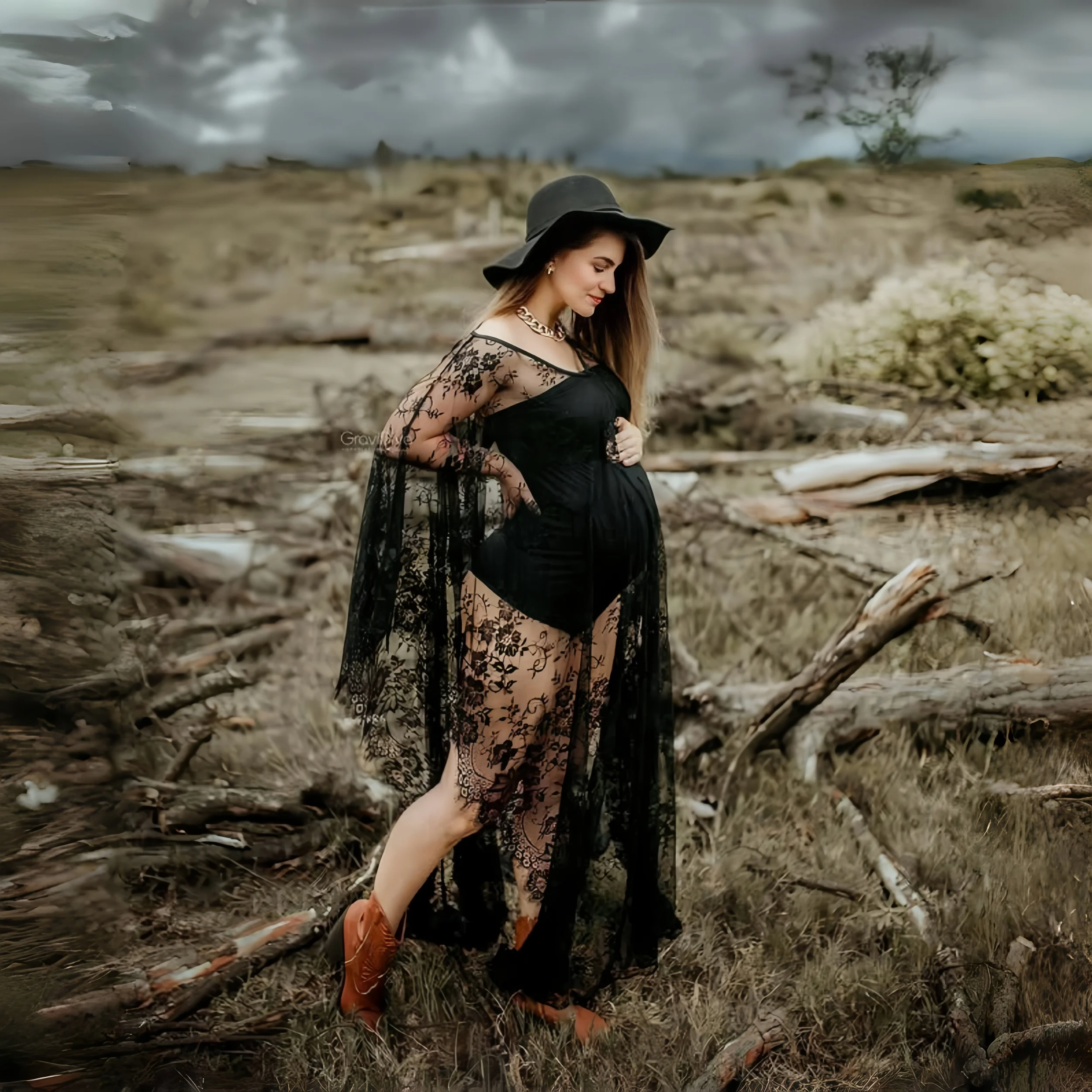 2025 Summer Sexy Lace Maternity Photography Cape Dress See Through Sexy Pregnant Woman Photo Shoot Maxi Dress
2025 Summer Sexy Lace Maternity Photography Cape Dress See Through Sexy Pregnant Woman Photo Shoot Maxi Dress