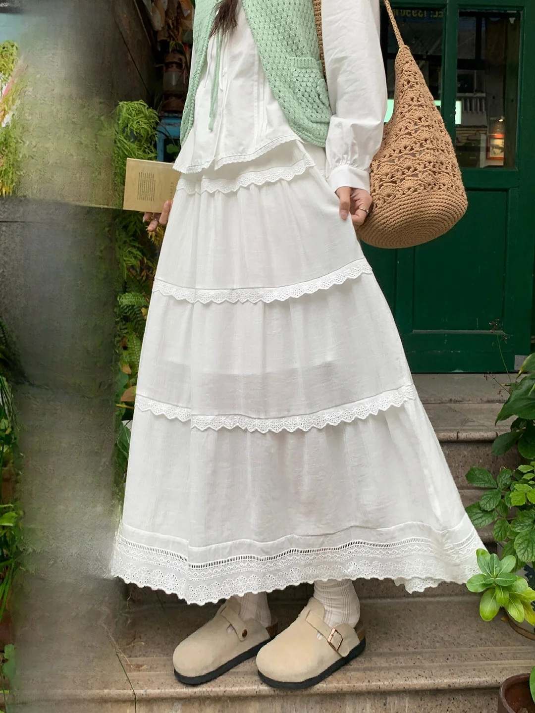 Special Offer! Pure Desire Lace Trim Skirt Korean Style Casual Gentle Versatile Casual Girl's Cake Skirt High Waist Lace
Special Offer! Pure Desire Lace Trim Skirt Korean Style Casual Gentle Versatile Casual Girl's Cake Skirt High Waist Lace