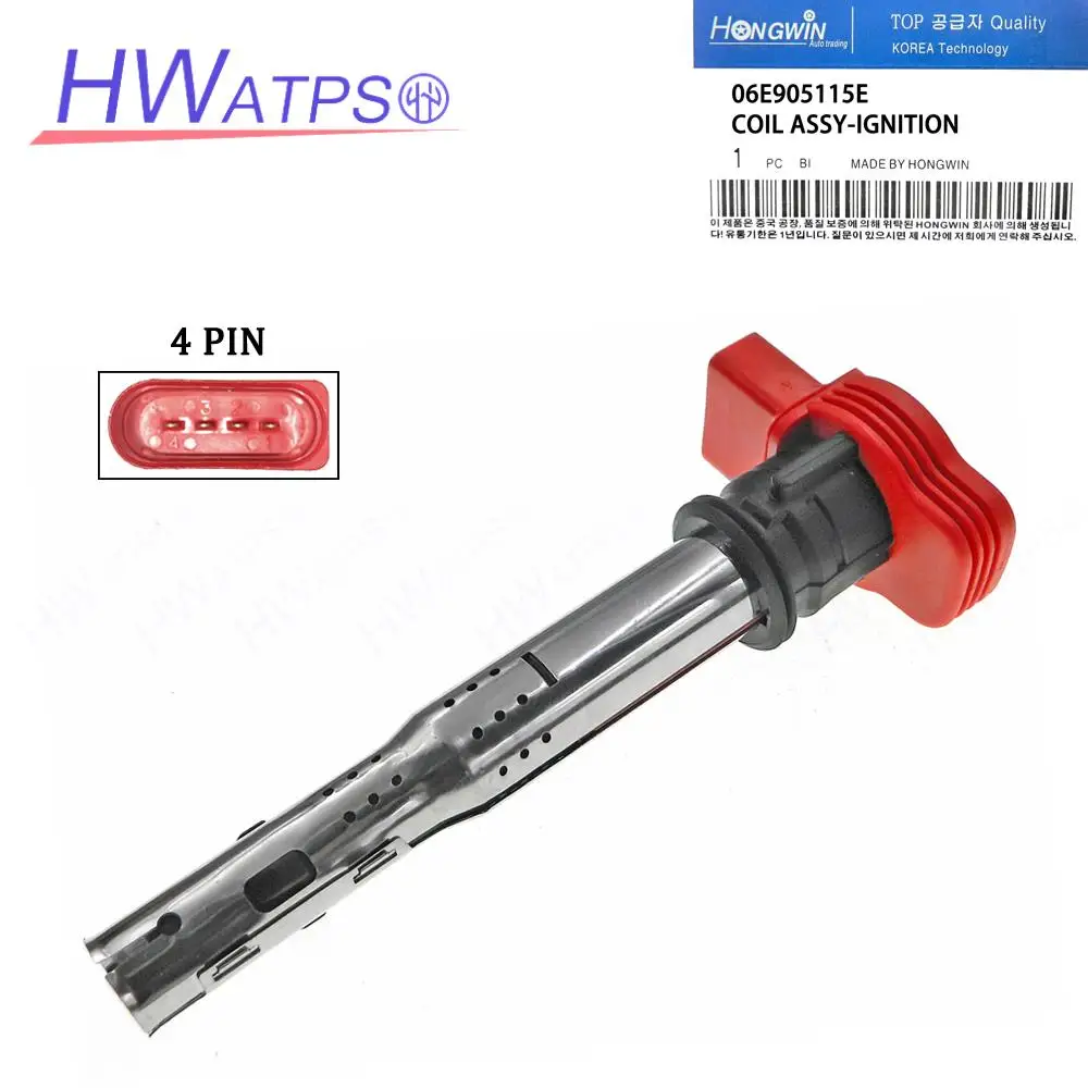06E905115E UF529 New Ignition Coil & Connector Plug Wire 06E905115A 06E905115F For Audi TT A3 A5 Q5 Quattro VW Beetle Golf Jetta
06E905115E UF529 New Ignition Coil & Connector Plug Wire 06E905115A 06E905115F For Audi TT A3 A5 Q5 Quattro VW Beetle Golf Jetta