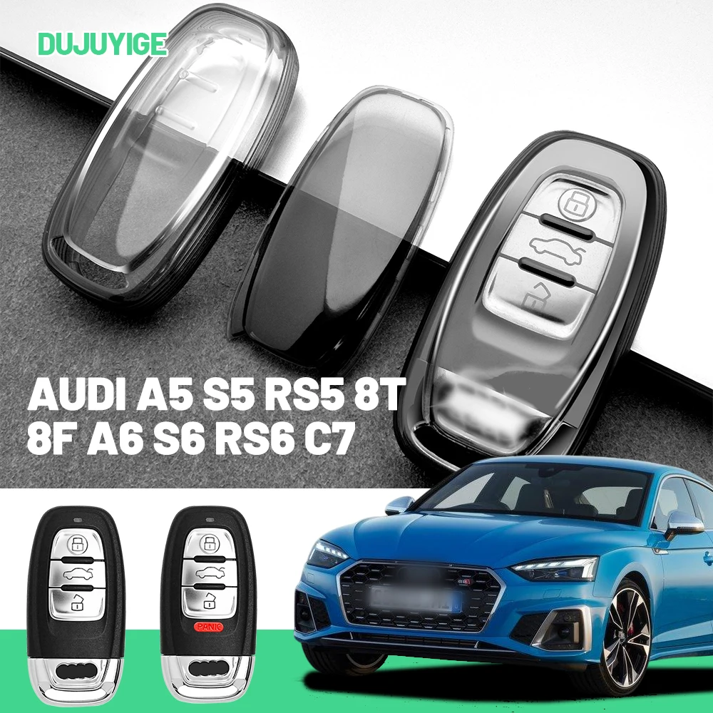 Прозрачный чехол для ключей из TPU для Audi A5 S5 RS5 8T 8F A6 S6 RS6 C7 4G A7 S7 RS7, защитный чехол для брелока, аксессуары для авто
Прозрачный чехол для ключей из TPU для Audi A5 S5 RS5 8T 8F A6 S6 RS6 C7 4G A7 S7 RS7, защитный чехол для брелока, аксессуары для авто