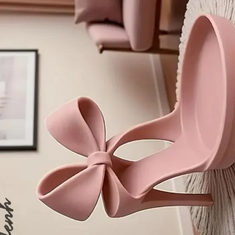 3D Printed High Heel Jewelry Holder - Elegant Shoe-shaped Jewelry Tray With Bow Decoration, Ring Holder And Storage Function
3D Printed High Heel Jewelry Holder - Elegant Shoe-shaped Jewelry Tray With Bow Decoration, Ring Holder And Storage Function