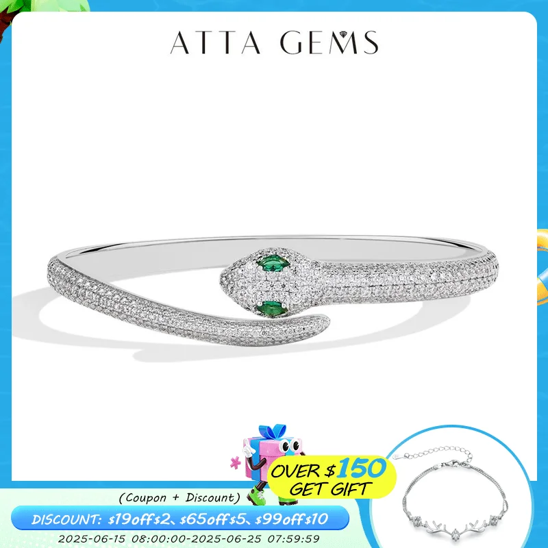 ATTAGEMS 2024 Moissanite Bracelets for Women Men D VVS1 Original Snake Bracelet S925 Sterling Silver Wedding Party Jewelry Gifts
ATTAGEMS 2024 Moissanite Bracelets for Women Men D VVS1 Original Snake Bracelet S925 Sterling Silver Wedding Party Jewelry Gifts