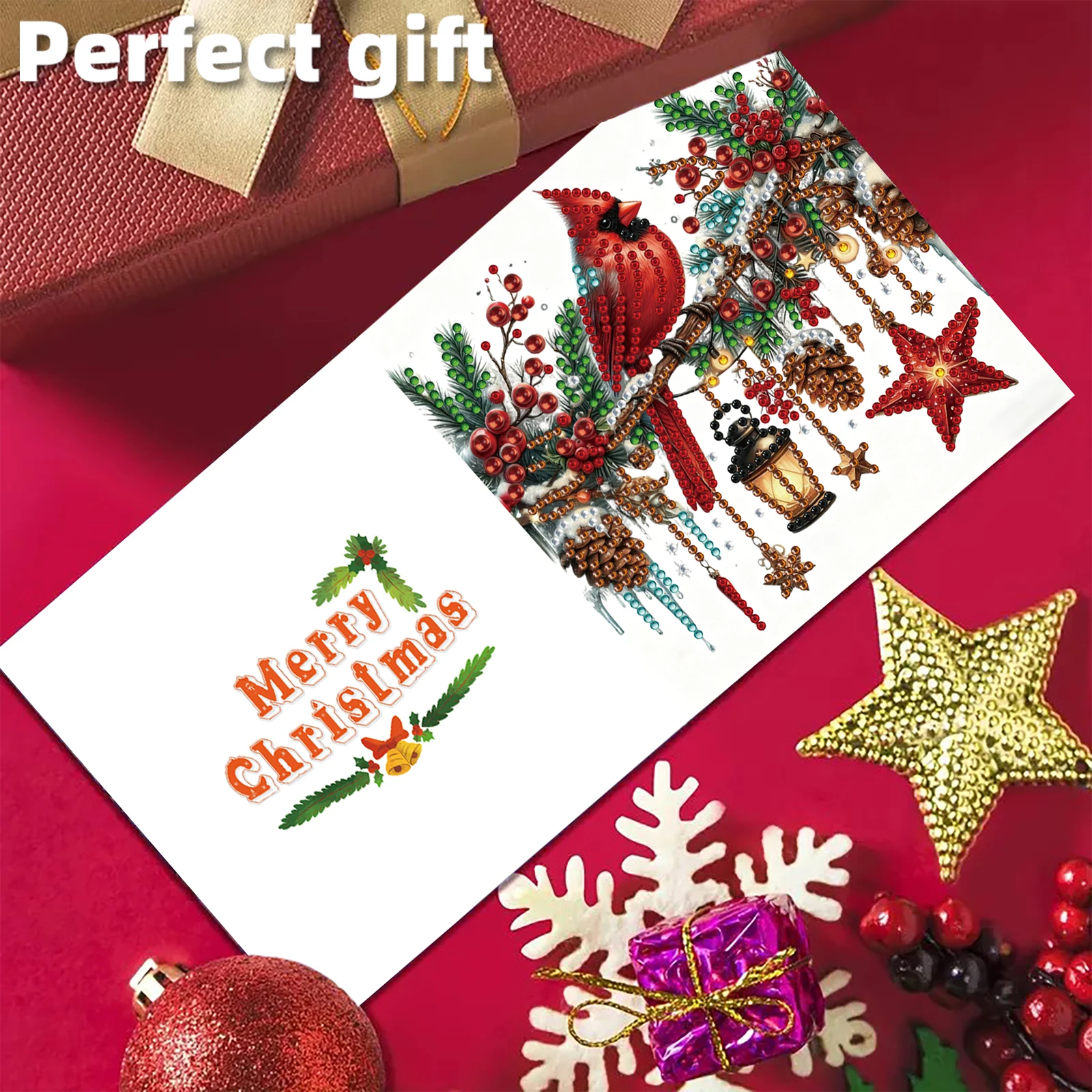 6PCS Christmas Theme DIY Diamond Painting Daily Wishing Cards with Envelope for Birthdays Thanksgiving & Special Occasion
6PCS Christmas Theme DIY Diamond Painting Daily Wishing Cards with Envelope for Birthdays Thanksgiving & Special Occasion