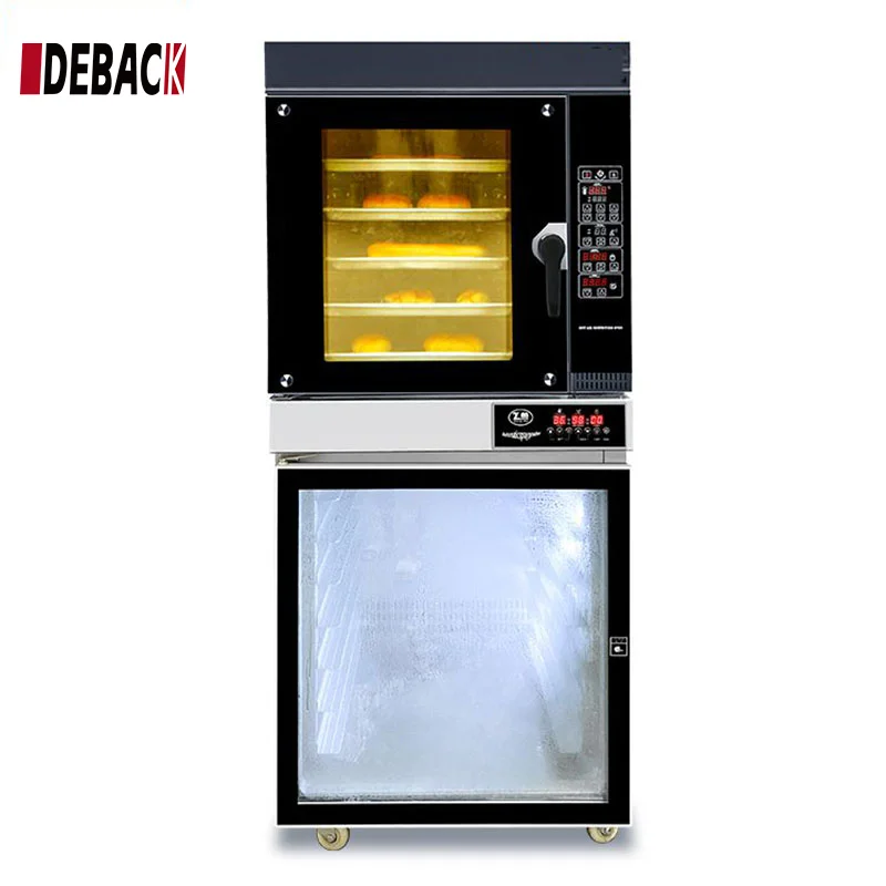 5 Trays Gas Electric Convection Oven with 12 Trays Proofer for Bread Baking in Restaurant Hotel Food Shop Baking Machine
5 Trays Gas Electric Convection Oven with 12 Trays Proofer for Bread Baking in Restaurant Hotel Food Shop Baking Machine