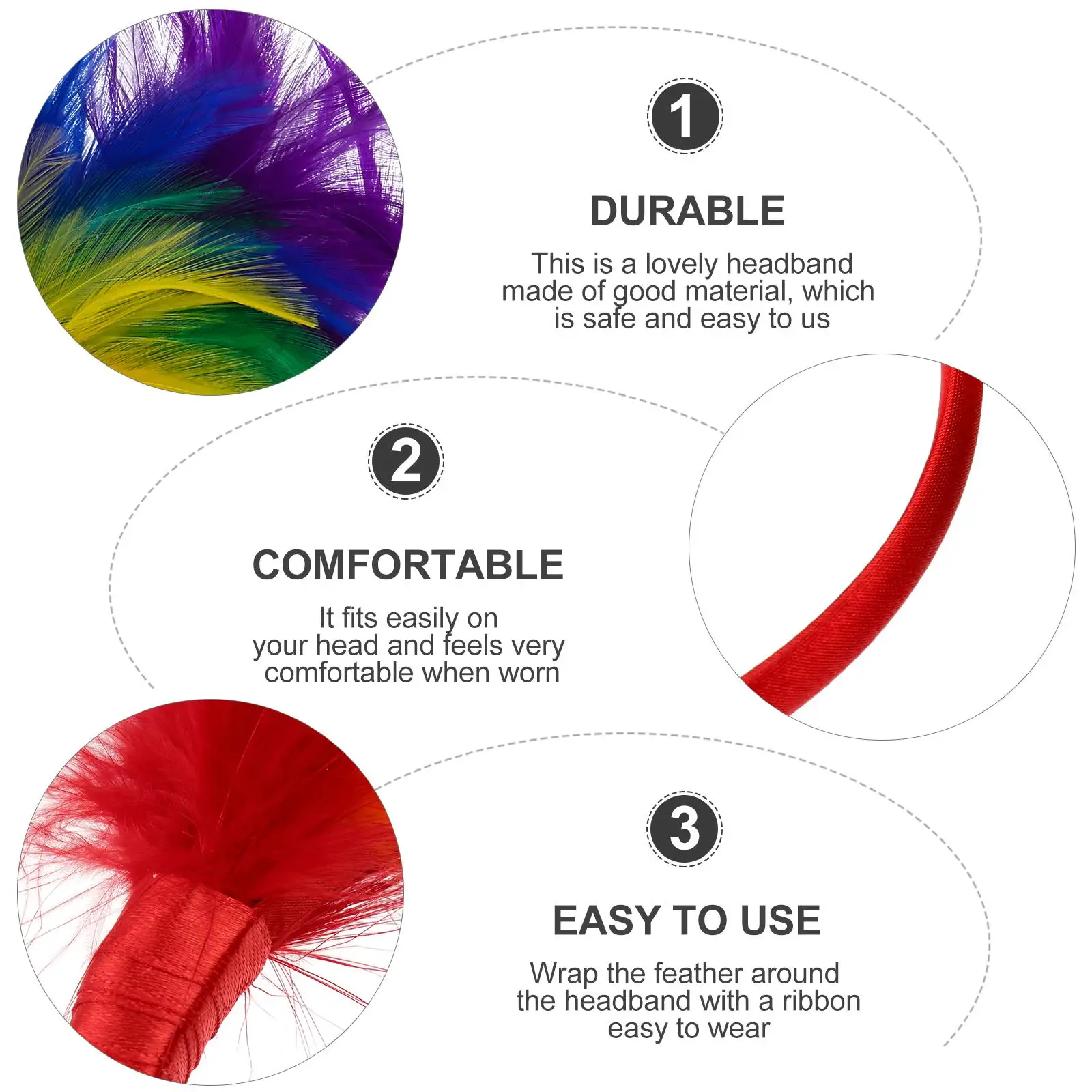 Jeweled Headbands for Women Fancy Dress Adults Wedding Feather Headpiece Colorful Bride Hair Accessories
Jeweled Headbands for Women Fancy Dress Adults Wedding Feather Headpiece Colorful Bride Hair Accessories
