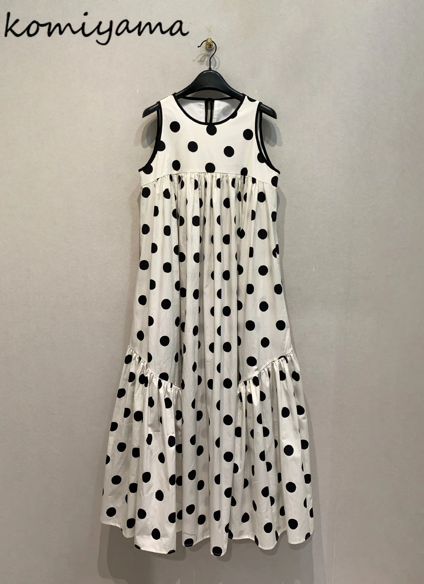 Polka Dot Print 2025 Vestidos O-neck Sleeveless Woman Dress Summer New Loose Dresses Robe Japan Literary Style Ropa De Mujer
Polka Dot Print 2025 Vestidos O-neck Sleeveless Woman Dress Summer New Loose Dresses Robe Japan Literary Style Ropa De Mujer
