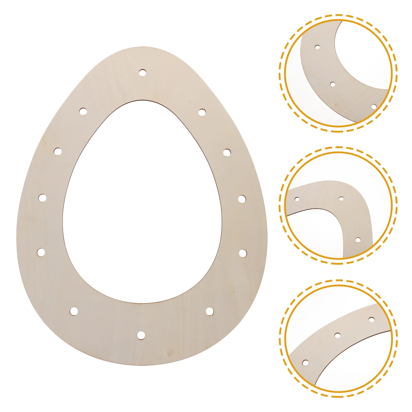 2 Pcs Wooden Craft Wreath Base Shaped Wreath Frame Large Flower Garland Stand Perfect for Easter Decorations
2 Pcs Wooden Craft Wreath Base Shaped Wreath Frame Large Flower Garland Stand Perfect for Easter Decorations