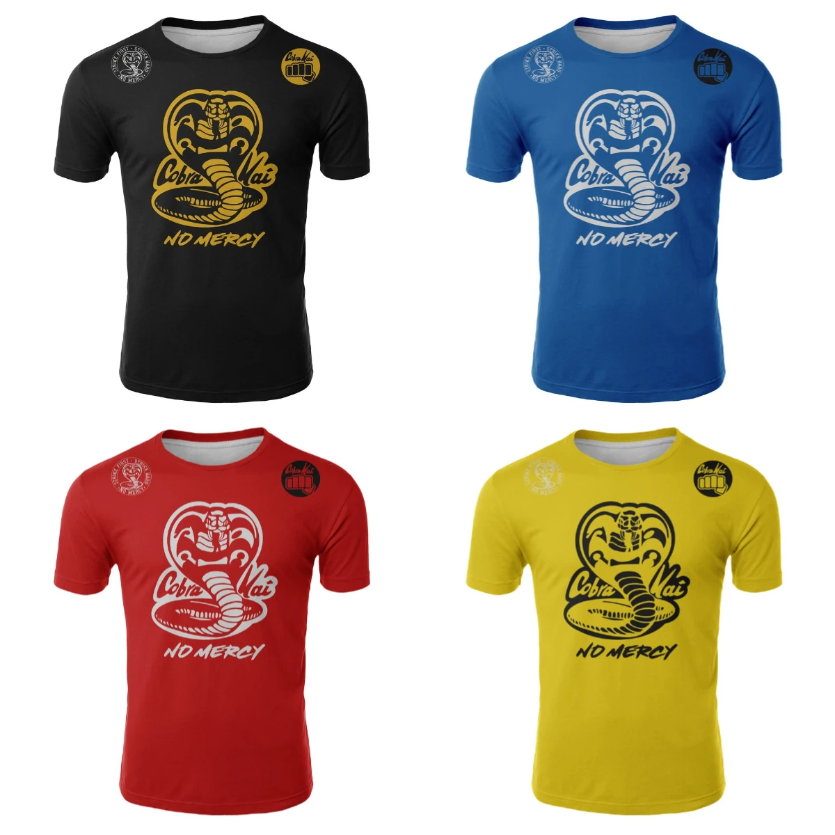 Summer Men's Quick-drying T-shirt Cobra Print Fighting Suit, Comfortable and Casual Breathable and Sweat-absorbing Short Sleeves
Summer Men's Quick-drying T-shirt Cobra Print Fighting Suit, Comfortable and Casual Breathable and Sweat-absorbing Short Sleeves