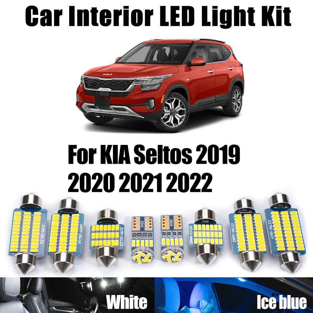 11Pcs Canbus LED Interior Reading Bulbs Light Kit For KIA Seltos 2019 2020 2021 2022 Car LED Map Dome Trunk License Plate Lamp
11Pcs Canbus LED Interior Reading Bulbs Light Kit For KIA Seltos 2019 2020 2021 2022 Car LED Map Dome Trunk License Plate Lamp