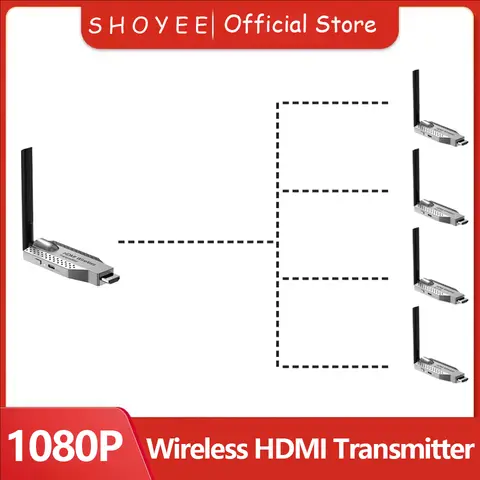 1080P 50m Wifi inalámbrico HDMI extensor divisor transmisor de vídeo receptor para cámara PS4 portátil PC a TV Monitor proyector
